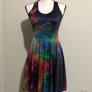 Black Milk LT L Rainbow Galaxy Skater